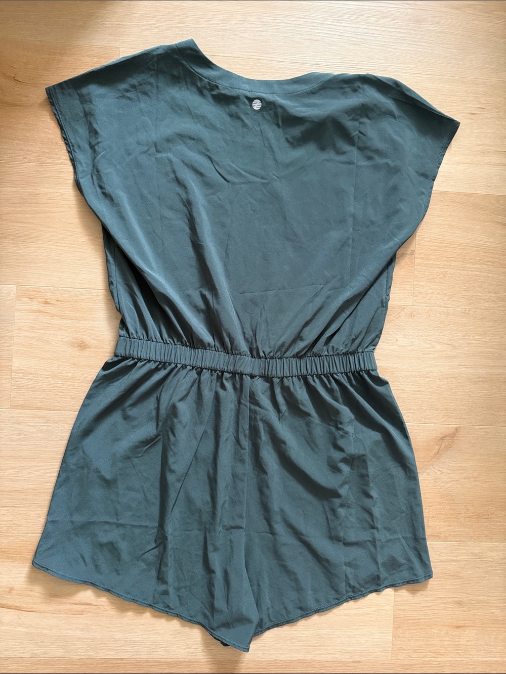 Zella Olive Green Short Sleeve Romper - Picture 5 of 7